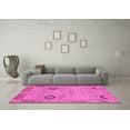 thumbnail image 3 of Ahgly Company Indoor Rectangle Oriental Pink Traditional Area Rugs, 7' x 9', 3 of 4