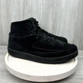 thumbnail image 5 of Ni - ke Ni - ke Air Jordan 2 Retro Deconstructed Triple Black Mens 10 Suede Shoes Sneakers, 5 of 5
