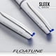 thumbnail image 3 of Bolígrafo Rollerball Pentel Floatune Punta Gruesa 1.0 mm Tinta Azul Paquete de 5, 3 of 5