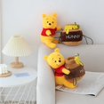 thumbnail image 3 of Disney-cortina de felpa de Winnie The Pooh Honey Pot para niños, juguete Kawaii de dibujos animados para sala de estar, decoración de Tether, artículos para el hogar, regalo, 3 of 4
