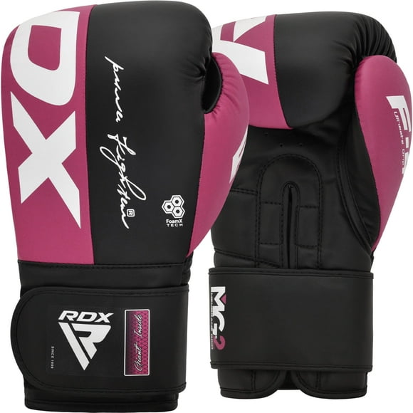 Guantes de boxeo RDX Maya Hide Leather para Muay Thai y kickboxing