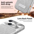 thumbnail image 3 of Case For Apple iPhone 15 Plus 6.7-inch, Compatible with MagSafe Water Ripple Electroplated Frame ShockProof Protective Car Mounted Magnetic Case,Siver,For iPhone 15 Plus, 3 of 6