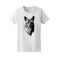 thumbnail image 1 of Coyote Head Sketch T-Shirt Women -Image by Shutterstock, Female XX-Large, 1 of 2