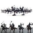 thumbnail image 2 of 28pcs Knights Warrior Horses Medieval Soldiers Figures Mini Model Toys Gift, 2 of 15