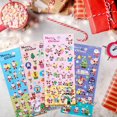 thumbnail image 2 of 6 Sheets Christmas Stickers 3D Puff Foam Sticker Decals - Xmas Tree, Santa Claus, Snowman, Reindeer, Gift Box for Christmas Card, Scrapbook, Album, Gift Wrap, DIY Craft Stickers, 2 of 7