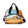 thumbnail image 2 of 10L Tote Insulated Reusable Lunch Bag With Adjustable Strap Tree and Leaves Falling, 2 of 6