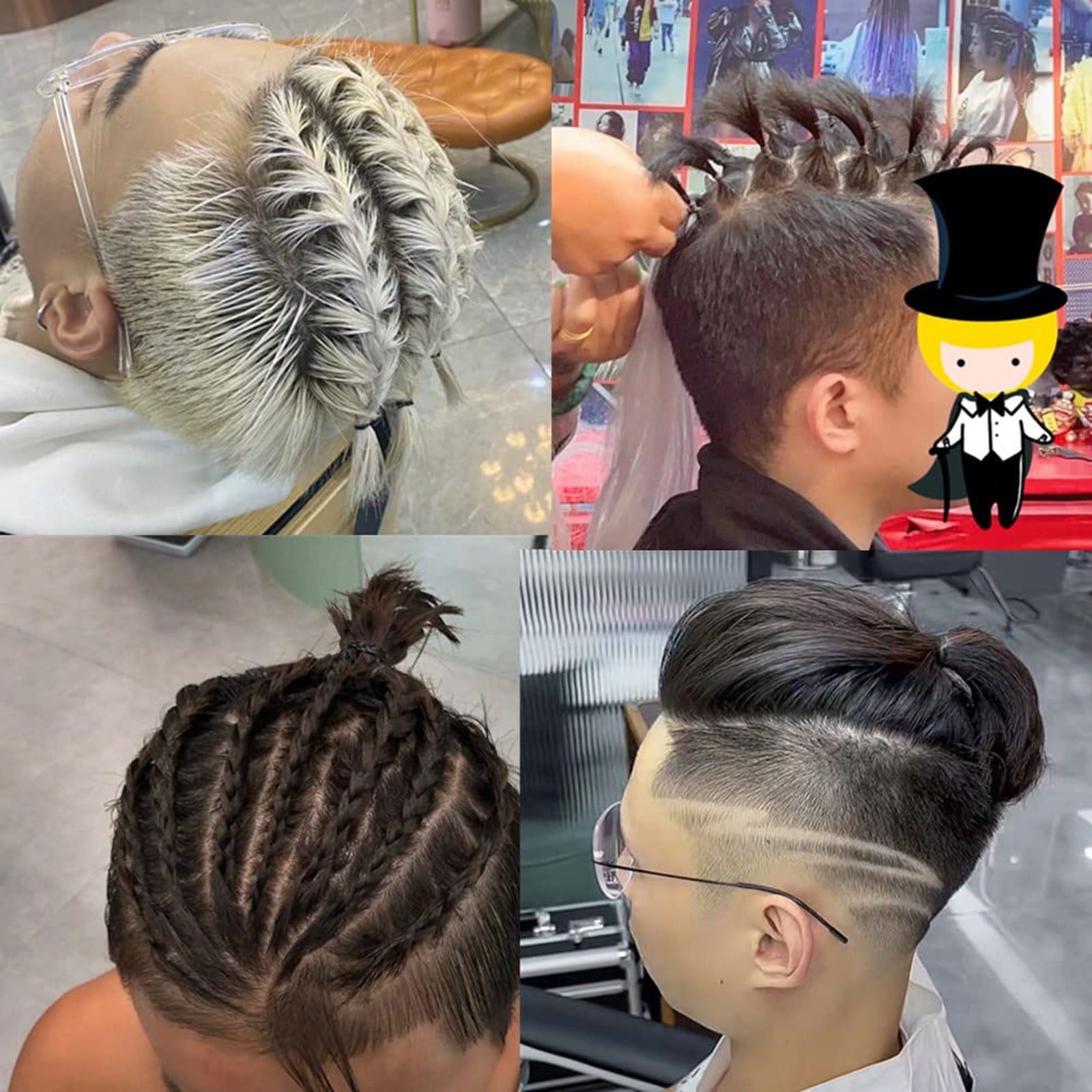 Front only scalp braids with colored rubber bands. | Kids hairstyles, Baby  girl hairstyles, Kids braided hairstyles