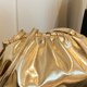 thumbnail image 2 of Bolso Mano para Mujer Cruzado PU Suave Elegante Fruncido (dorado), 2 of 6