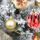 thumbnail image 3 of 44 Bolas de Navidad para áRbol de Navidad, Color Rojo y Dorado, 2 TamañOs, Bolas de Adorno para áRbol de Navidad con Purpurina, 3 of 9