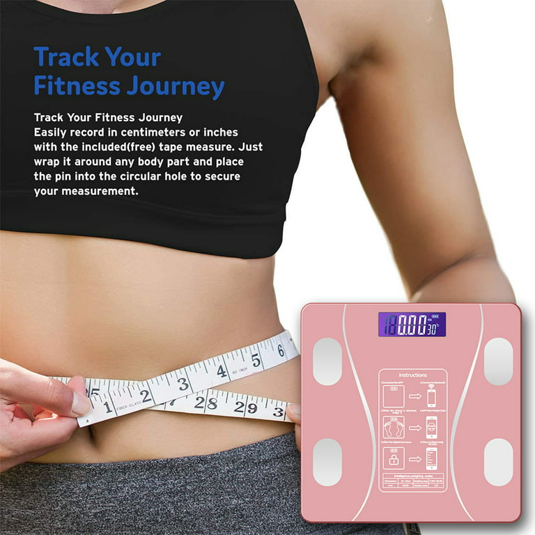 Body Fat Scale,Body Composition Monitor and Smart Bathroom Scale bluetooth  APP with Secure Connected Solution,Includes BMI, Body Fat, Muscle Mass