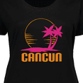 thumbnail image 4 of Inktastic Cancun Mexico Sunset Women's Plus Size T-Shirt, 4 of 5