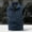 Dark Blue, variant on Men Sleeveless Outdoor Leisure Stand Collar Vest Solid Color Breathable Loose Thin Waistcoat Vest Black XXXXXL(XXXXXL)