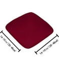 thumbnail image 3 of Solid Color Chair Seat Cover 4 Pack | Brushed High Elastic Slipcover for Dining Chair, Soft Comfortable Polyester Spandex, 14-18 Inch, Stain-Resistant, Easy Wash, Secure Fit, Home Office Decor, 3 of 5