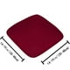thumbnail image 3 of Funda de Silla Elástica Cepillada de Color Liso | Funda Suave y Cómoda para Silla de Comedor | Resistente a Derrames y Manchas | Ajuste Elástico de 35-45 Cm | Paquete de 4 Fundas de Poliéster y Elast, 3 of 5