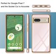 thumbnail image 4 of Compatible with Google Pixel 7 Case (6.3 inch) Ultra-Thin Shockproof Phone Case Soft Flexible Plastic TPU Slim Silicone Protective Cover- Pink, 4 of 7