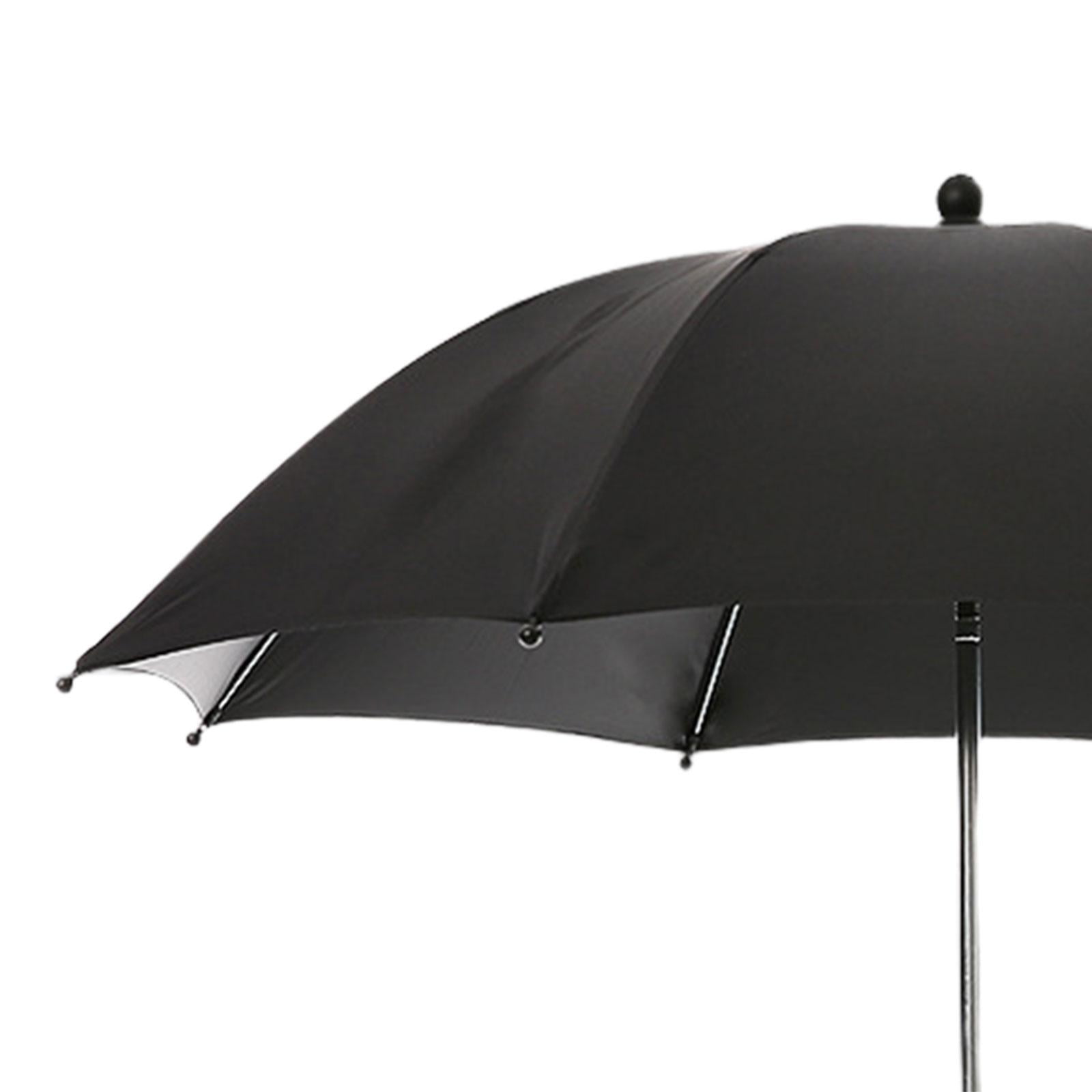 harayaa Baby Pram Umbrella with Clamp Baby Stroller Parasol Universal Summer 360 Degree black