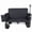 Black, variant on 3-in-1 Folding Wagon Cart with Bench Seat, Fabric, for Apartment, Durable Build