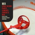 thumbnail image 5 of TCP Global Set of 3 Paint, Epoxy Resin, Mud and Cement Mixer Blades - Power Drill Stirring Tools - 14" Ribbon Mixing Paddles with 5/16" Hex Head Shafts, 1 Mini Mixer - Mix Gallon, Quarts - Concrete, 5 of 6
