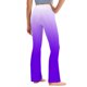 thumbnail image 5 of Odeerbi 2-13 Años Niñas Pierna Ancha Pantalones Yoga Gradiente Workout Danza Deportes Atlético Pantalones Elasticidad Lindo Alta Cintura Pantalones Pierna Recta, 5 of 9