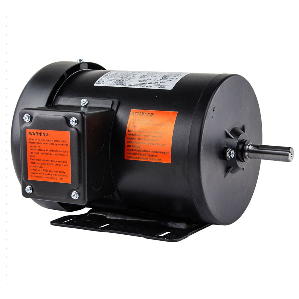 1 HP Electric Motor 3 Phase Premium Efficiency 56H Frame 1800 RPM TEFC