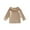 Khaki, variant on Posijego Toddler Baby Girls Sweater Ruffle Round Neck Knit Pullover Long Sleeve Sweater Spring Tops for Little Girl