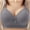 X-126Grey, variant on Women'S Oversized Bra With Adjustable Straps Seamless Wireless Push Up Solid Color Breathable Comfortable Bralette For Everyday Wear,Army Green,46