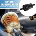 thumbnail image 2 of Filtro de combustible en línea universal Unique Bargains para gasolina para pequeños motores, bicicleta, ATV, motocicleta, negro, 2 of 7
