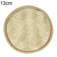 thumbnail image 4 of POINTERTECK Handmade Round Bamboo Weaving Sieve Fruit Tea Leaf Basket Storage Organizer, 4 of 9