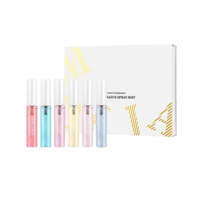 Set de perfume XJBD para perfume corporal en aerosol, 6 aromas, 30 ml