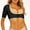 Black, variant on Lace Chest Support Short Sleeves Tops Back Support Chest Up Shapewear Crisscross Vest Compression Strap Chest Support Lifter Pasty Petals Shoe Covers for Women Push up Padding Bra Fillers B Six Covers