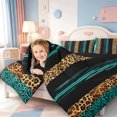 thumbnail image 3 of Erosebridal Vintage Cheetah Print Full Size Comforter Sets,Classic Leopard Bedding Comforter Set,Black Reversible,3-Piece,1 Comforter and 2 Pillowcases, 3 of 7
