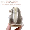 thumbnail image 4 of Girls Summer Gladiator Sandal, Kids Casual Open Toe Strappy Sandals, 4 of 6