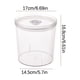 thumbnail image 2 of Baúles de almacenamiento, cubo sellado para comestibles, refrigerios, cubo transparente para exhibición de alimentos, cubo a prueba de humedad para el hogar, cubo para harina de espagueti, cubo de alm, 2 of 2