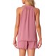 thumbnail image 3 of INSPIRAR CHIC Conjuntos de Lounge de 2 Piezas para Mujeres Pijama Halter Cuello en V Cami Pantalones Cortos con Bolsillos Conjuntos Sin Mangas de Verano XS Rosa Claro, 3 of 5