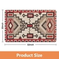 thumbnail image 4 of Experience Comfort with Boho Bathroom Rug, Aztec Design, 20x32 inch - Non-Slip, Soft, Absorbent Bath Mat - Ideal Long Runner for Bathroom, Kitchen, Entryway - Modern Western Design, 4 of 5