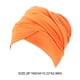 thumbnail image 3 of Sonducket Turbante elástico para la cabeza, exquisito sombrero de pirata, atractivo, transpirable, para el cuidado del cabello, turbantes para Sombreros Naranja, 3 of 6