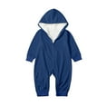 thumbnail image 6 of KANG Family Matching Hooded Zip Up clothes Baby Homewear Sleepwear Outfit For Parents And Kids, 6 of 7