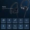 thumbnail image 3 of Flame Bluetooth Headphones, Running Headphones, 16 Hours Playtime Bluetooth 5.0 Wireless Earbuds HD Bass Stereo Sound IPX7 Waterproof Earphones for Workout Running Sports Noise Cancelling Mic, 3 of 12