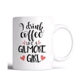 thumbnail image 1 of Taza de café de cerámica I Drink Coffee Like a Girl 350 ml, 1 of 2