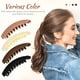 thumbnail image 4 of 4 pinzas para el pelo de plátano, pinzas para el pelo, soporte para cola de caballo, pinzas para el pelo, pinzas para peinar el cabello fino y grueso, 4 of 6