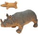thumbnail image 5 of Modelo de animal de simulación, modelo de rinoceronte simulado, figura de animal simulada para niños, juguete para niños, el mejor de su clase, 5 of 8