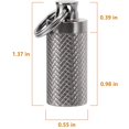 thumbnail image 5 of Pastillero con llavero (paquete de 2), pastillero/estuche impermeable de tamaño mínimo para bolso o bolsillo, organizador portátil de pastillero pequeño, 5 of 5