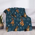 thumbnail image 3 of Naloa German Shepherd Dog Flannel Blankets - Thick and Warm Blanket for Winter, Soft Fuzzy Plush King Blanket for All Seasons50"x40", 3 of 6