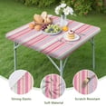 thumbnail image 4 of Elastic hem square table cover with bohemian floral pattern, suitable for both indoor dining rooms and outdoor patio tables, 4 of 6