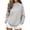 Grey, variant on Kaondbfi Mock Neck Sweatshirt Women Fall Oversized Turtleneck Pullover Fleece Long Sleeve Sweatshirts Tops Womens Essentials Fashion Clothing