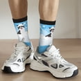 thumbnail image 5 of Goofa Collie in Bathtub Printed Men's Crew Socks, Soft Durable Breathable Moisture-Wicking with Odor Control Cotton socks, 5 of 9