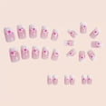 thumbnail image 2 of Kit de Uñas Postizas Wuhetyo 24 Piezas Brillantes con Diseño Floral, 2 of 6