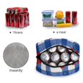 thumbnail image 4 of 7L Volume Handheld Insulated Reusable Meal Tote Lunch Bags Red Cherries, 4 of 6
