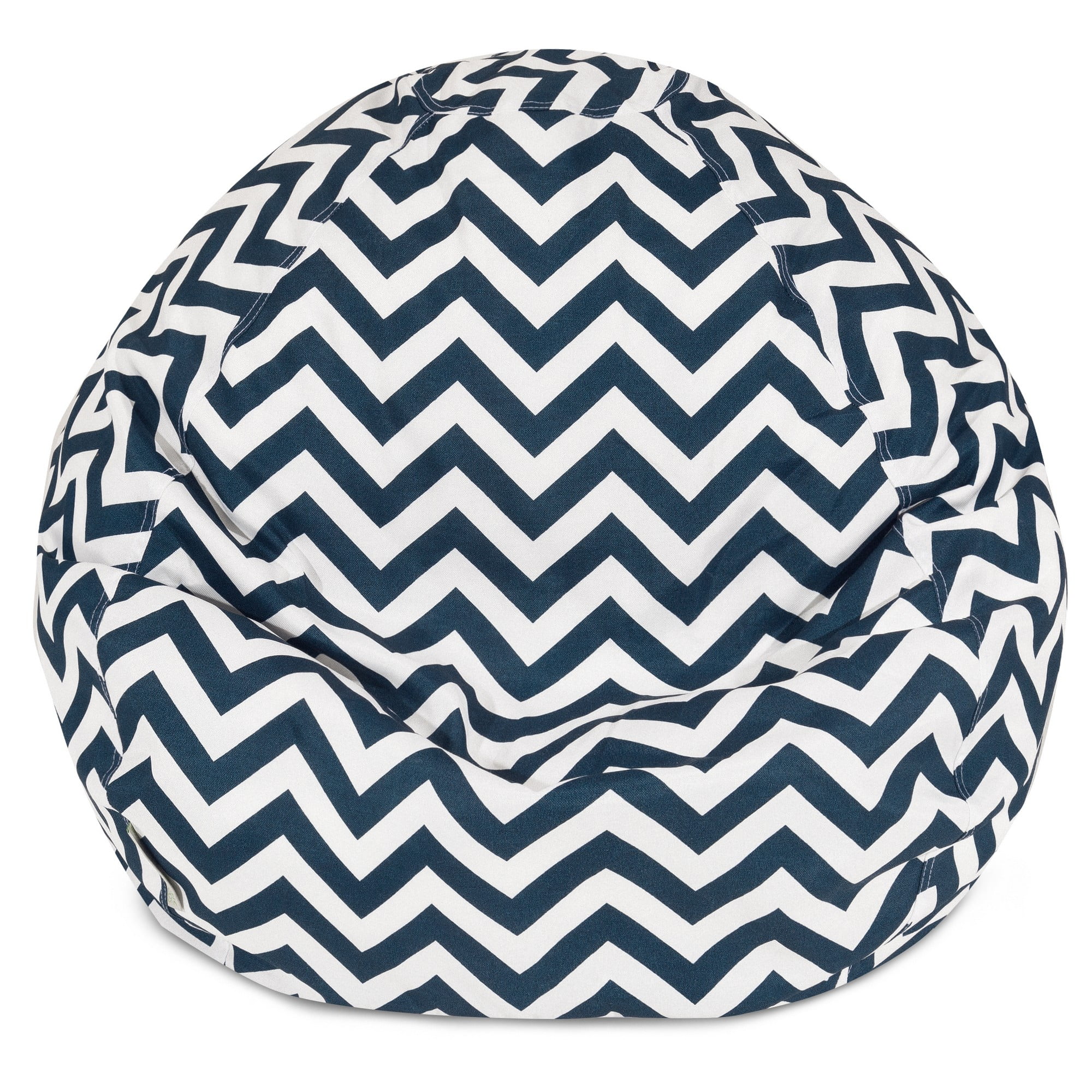 Majestic Home Goods Chevron Large Classic Bean Bag Chair, Multiple Colors