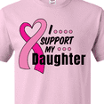 thumbnail image 4 of Inktastic Breast Cancer Awareness I Support My Daughter Pink Ribbon T-Shirt, 4 of 5